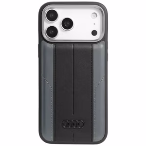 Audi A6 Synthetic Leather MagSafe Ümbris jaoks iPhone 17 Pro Max - Must