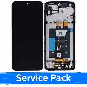 LCD ekraan Samsung A146P A14 5G Must koos raamiga (Service Pack)