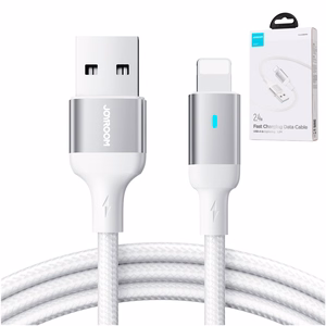 USB kaabel Joyroom S-UL012A10 USB to Lightning 2.4A 1.2m valge