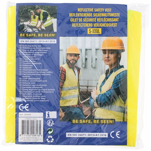 Kollane Lifetime helkurvest, suurus S–XXXL