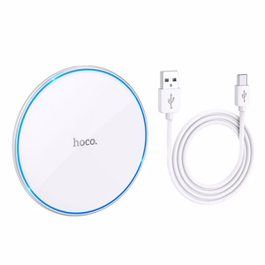 Wireless charger Hoco 2A 15W with light CW6 PRO white