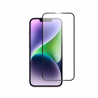 Karastatud klaas to iPhone 13 / 13 PRO / 14 / 16e (SE 4 2025) (full glue) sinine Star 5D must