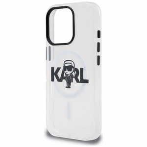 Karl Lagerfeld IML Karl Sketch Logo MagSafe ümbris iPhone 16 Pro Max - läbipaistev