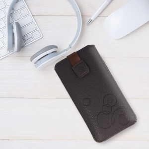 WONDER Deko Kott Ümbris (Suurus XXL) jaoks Samsung S25 Ultra/S24 Ultra/M35/M23/A16 5G/Xiaomi Redmi 14C chocolate