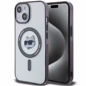 Karl Lagerfeld KLHMP15MHCHNOTK iPhone 15 Plus 6.7" läbipaistev hardcase IML Choupette`s Head MagSafe