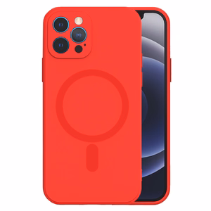 TEL PROTECT MagSilicone Ümbris jaoks Iphone 13 Pro Punane
