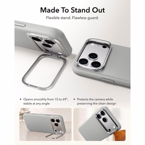 ESR Atelier ümbris seadmele iPhone 18 Pro / 17 Pro, toega, MagSafe-ühilduv – hall
