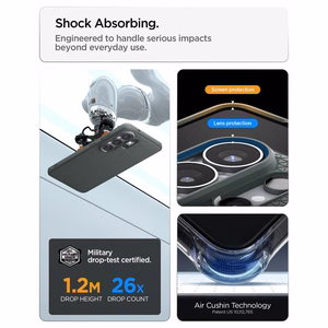 SPIGEN ümbris LIQUID AIR MAG ühildub MagSafe jaoks SAMSUNG S26 Ultra abyss roheline