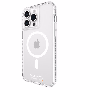 Case-Mate Ultra Tough+ D3O MagSafe ümbris seadmele iPhone 15 Pro Max, läbipaistev