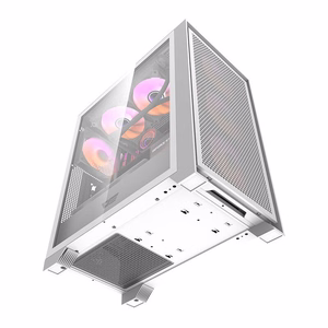 Darkflash DRX70 MESH computer ümbris (valge) + 4 RGB fans