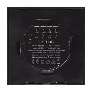 Sonoff TX T3EU3C умный сенсорный выключатель Wi-Fi RF
