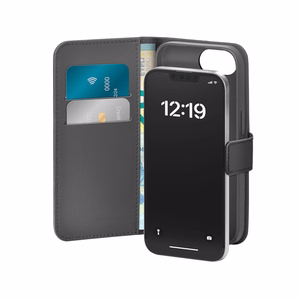 Puro Eco-Leather Ümbris jaoks iPhone 16E W/horiz.flip+2 Card Slot+Banknote Pocket+Cover must