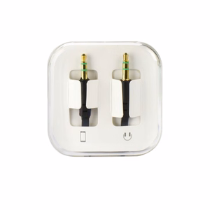 Kaabel AUX Jack 3,5 mm (male) to Jack 3,5 mm (male) BOX 1 m must