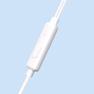 Dudao kõrvasisene juhtmega mini jack 3.5mm peakomplekt valge (X10S valge)