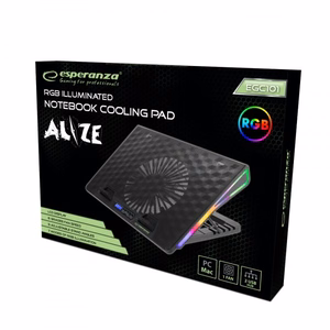 Esperanza EGC101 laptop cooling pad 800 RPM must