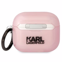 Karl Lagerfeld KLA3HNCHTCP Airpods 3 cover roosa/roosa Ikonik Choupette