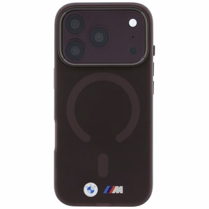 BMW M IML Frosted Metal Logo & Trims MagSafe ümbris mudelile iPhone 17 Pro / 18 Pro – bordoopunane