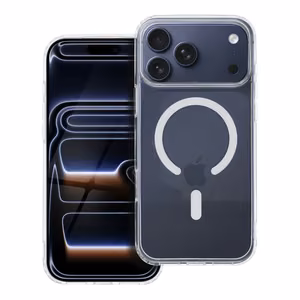 Drop Glue Colorful Ring Mag Cover compatible with MagSafe jaoks IPHONE 17 Pro Max valge