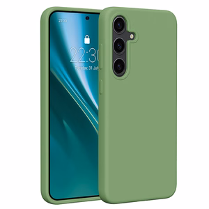 Etteri Silicone ümbris jaoks Samsung Galaxy S24 Plus light roheline