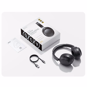 QCY H3S Беспроводные On-Ear Наушники с LDAC и ANC Шумоподавлением - Черный