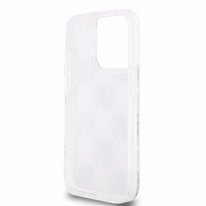 DKNY Liquid Glitter Multilogo ümbris jaoks iPhone 15 Pro - valge