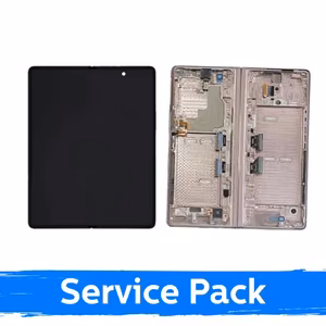 LCD ekraan Samsung F916 Z Fold2 (SISEMINE) raamiga / Mystic Bronze / (Service Pack)