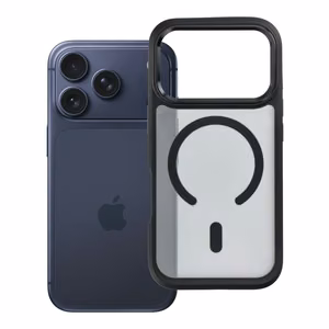 Kaitseümbris seadmele iPhone 18 Pro / 17 Pro: Forcell F-Protect Smoke Hybrid Premium, MagSafe'iga ühilduv, värv: must