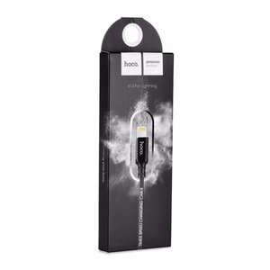 Кабель USB A to Lightning Hoco 1 м X14 чёрный
