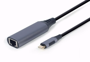 Gembird A-USB3C-LAN-01 sülearvuti dokk/pordikordisti USB 3.2 Gen 1 (3.1 Gen 1) Type-C must, hall