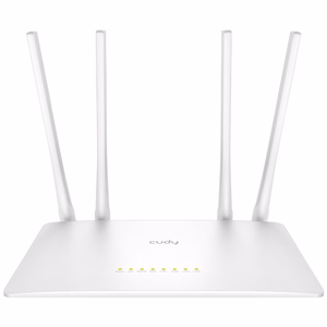 Cudy WR1200 беспроводной роутер Fast Ethernet двухдиапазонный (2,4 ГГц / 5 ГГц) белый