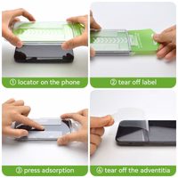 9H Karastatud klaas with mounting frame jaoks iPhone 14 Pro Max Wozinsky Premium Glass - must