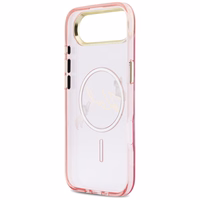 Karl Lagerfeld IML Choupettes Karl Script Logo MagSafe iPhone Air Ümbris - roosa