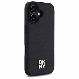 DKNY Repeat Pattern Stack Logo MagSafe iPhone 16 Ümbris - Must