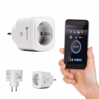 FORCELL F-ENERGY EU02 Smart Plug 230V with WiFi, programmer and Tuya/Amazon Alexa support - valge