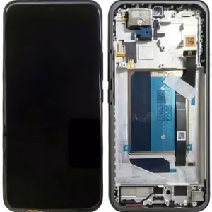 LCD screen Xiaomi Poco M8 Pro 5G with touch screen with frame Black original (service pack)