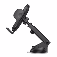 Tech-Protect CM15W-V1 Car Phone Hoidja koos 15W Induktiivne Laadija jaoks Cockpit/Air Vent - must