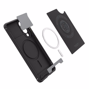 Spigen Core Armor Mag Ümbris with MagSafe jaoks Samsung Galaxy S25 Edge - Must