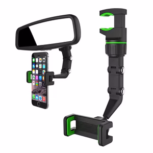 Adjustable car rearview mirror hoidja jaoks smartphone