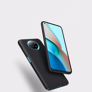 Nillkin Super Frosted Shield tugevdatud kate Xiaomi Redmi Note 9T 5G musta värvi jaoks