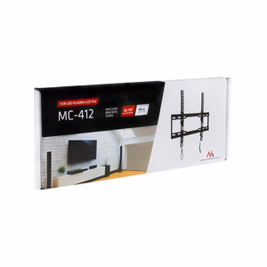 Maclean MC-412 teleri seinakinnitus 32-70", VESA 400x400, 45 kg, kallutatav, universaalne, reguleeritav, vesiloodiga, paigaldustarvikutega