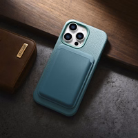 iCarer Litchi Premium nahkkott iPhone 14 Pro Max magnetiline nahkkott MagSafe rohelisega (WMI14220712-GN)