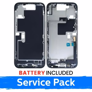 Apple iPhone 16 Pro Max keskkere korpus + aku / Must titaan / (Hoolduspackett)