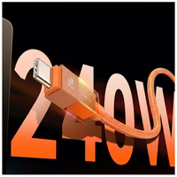 Kaabel USAMS U93 240W USB-C - USB-C 1.2m oranž