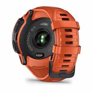 Garmin Instinct 2X Solar 2,79 cm (1,1") MIP, 50 mm, digitaalne 176 × 176 piksli puuteekraan, punane, GPS (satelliit)