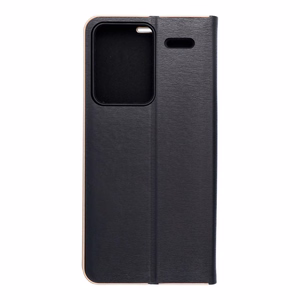 Флип-чехол для Xiaomi Redmi NOTE 13 PRO PLUS 5G Luna Book Gold чёрный