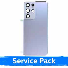 Tagakaas Ühildub Samsung G998 S21 Ultra / Phantom Hõbedane / (Service Pack)