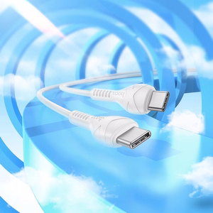 Kaabel USB C to USB C Hoco PD 60W 1 m X37 valge