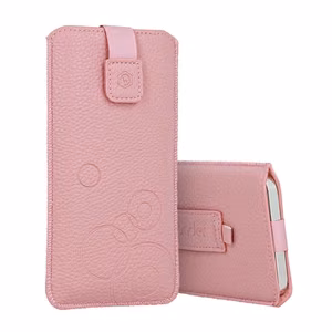 WONDER Deko Pouch Ümbris (Size M) jaoks Iphone 5/Nokia 215 4G/225/5310 2020 roosa