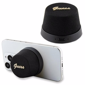Guess Magnetic Script Metal Bluetooth speaker - must