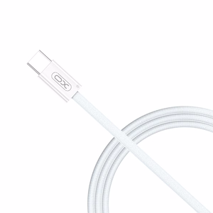XO kaabel NB-Q260B PD USB-C - USB-C 1,5m valge 60W